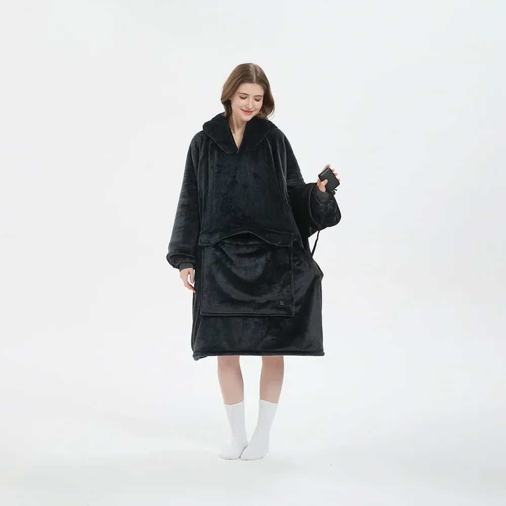 Joey heated hoodie with front pouch