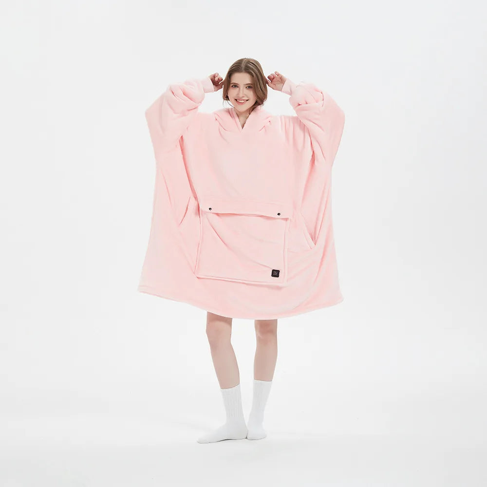 Joey heated hoodie with front pouch