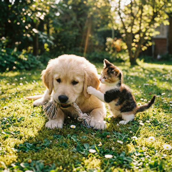 Growing Puppies & Kittens